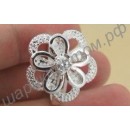 Кольцо Five uniflora silver plated ring